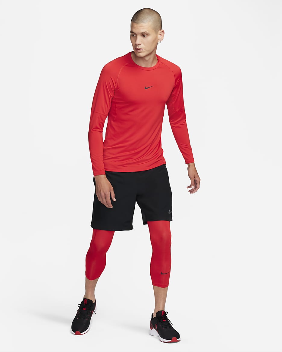 Nike Pro Men s Dri FIT 3 4 Length Fitness Tights. Nike